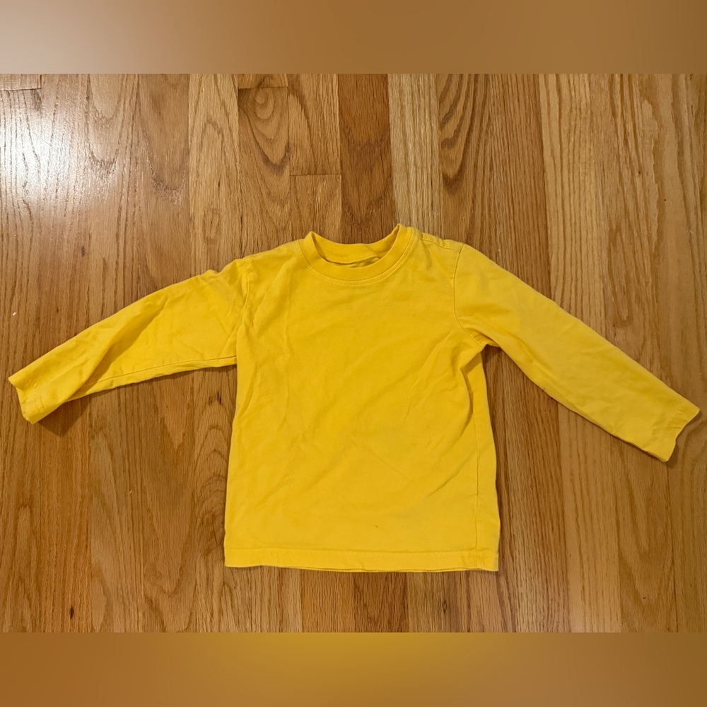 Primary Bright Yellow Long Sleeve Tee
